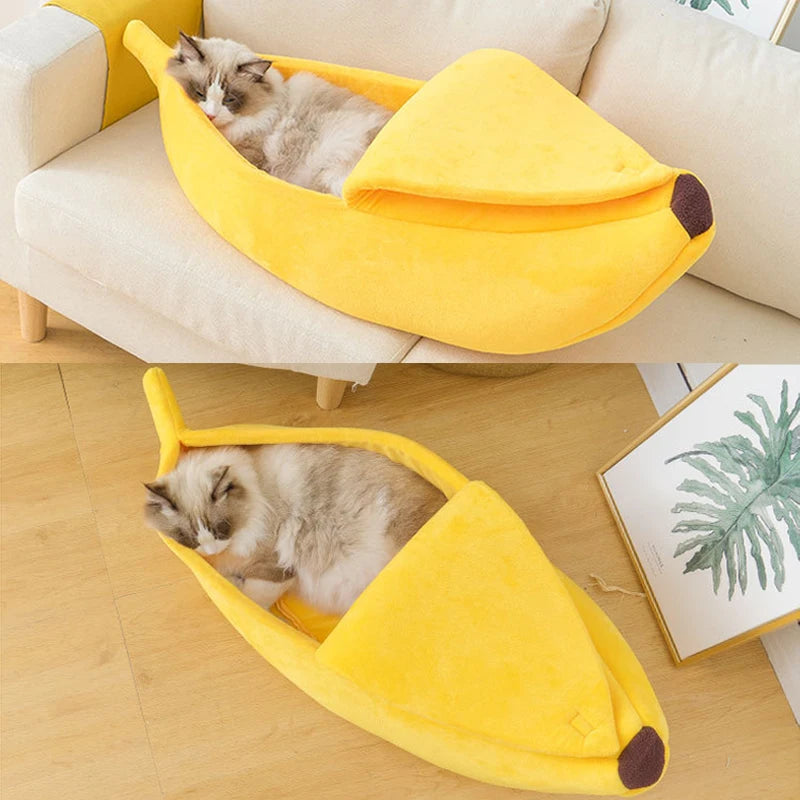 VICTORIBUS™ Banana Cat Bed