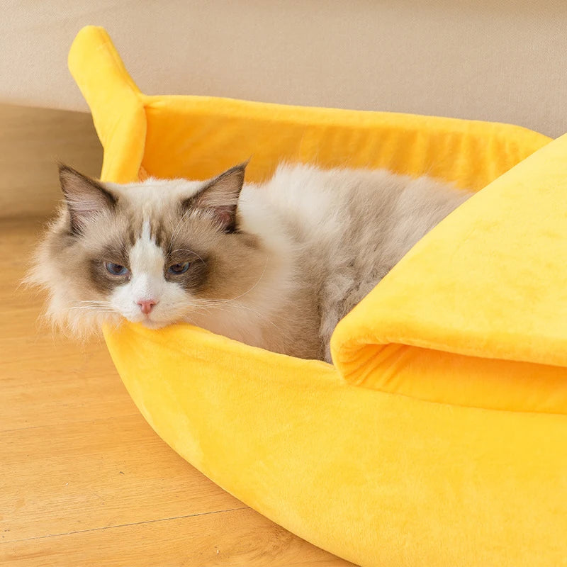 VICTORIBUS™ Banana Cat Bed