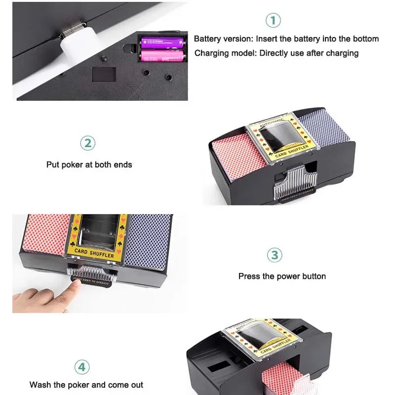 VICTORIBUS™ Automatic Card Shuffling Machine