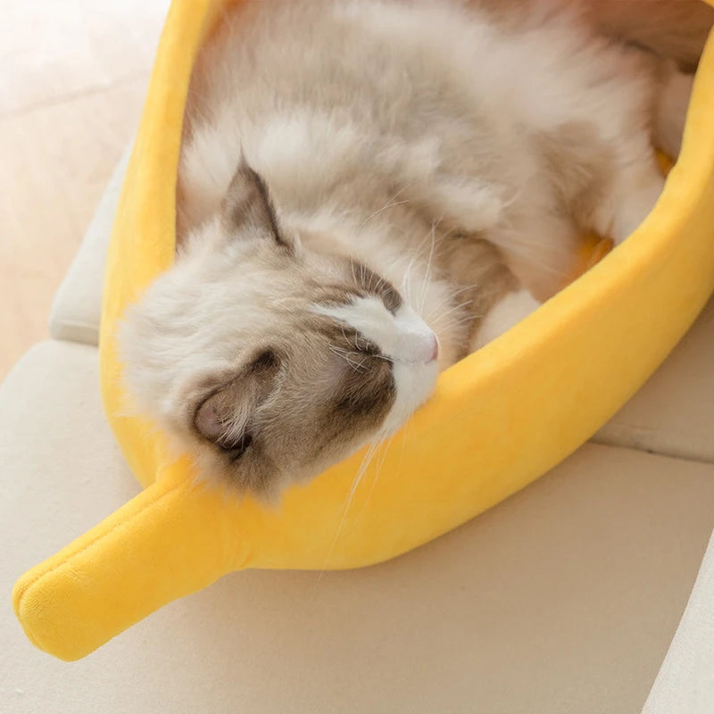 VICTORIBUS™ Banana Cat Bed